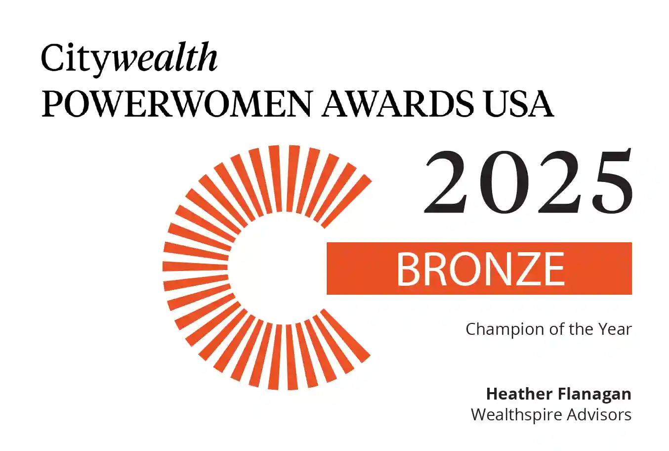Citywealth Powerwomen Awards USA 2025 logo